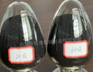 圈口钢丝、毛细钢丝和不同目数胶粉成品对比